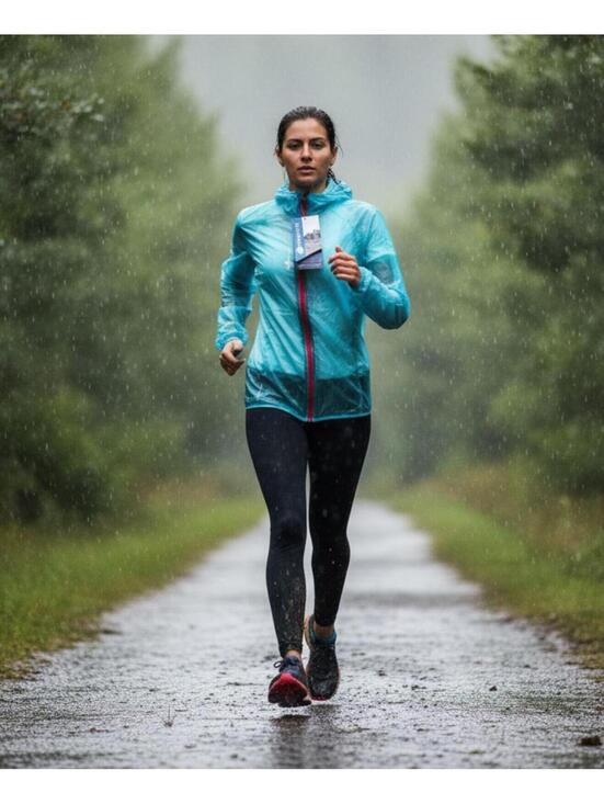 Jackets & Blazers - New Women's Raidlight Ultralight MP+ Blue Waterproof Breathable Jacket with Hood